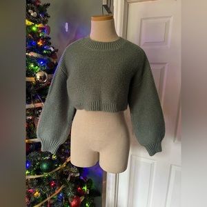 Cropped sweater